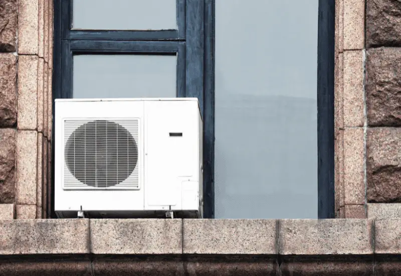 can a split system air conditioner be installed on an internal wall