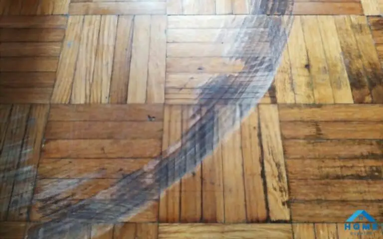 Can you buff out scratches on hardwood floors?