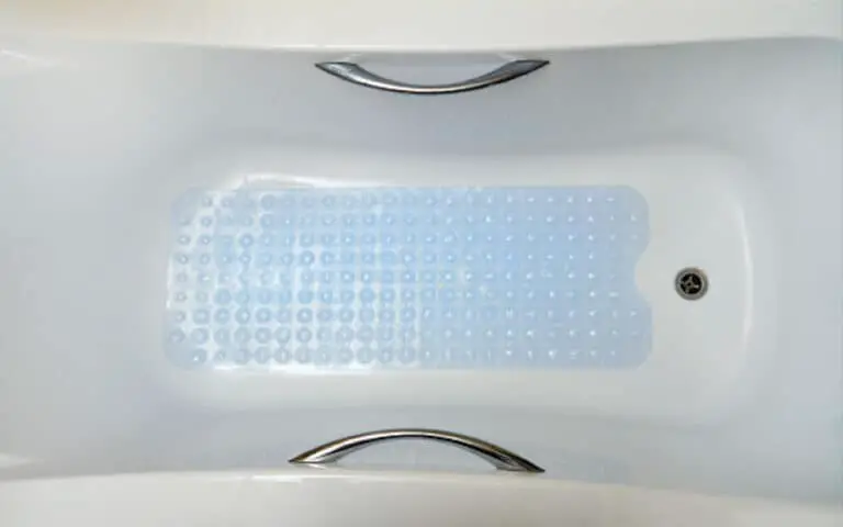 How to make bathroom floor less slippery