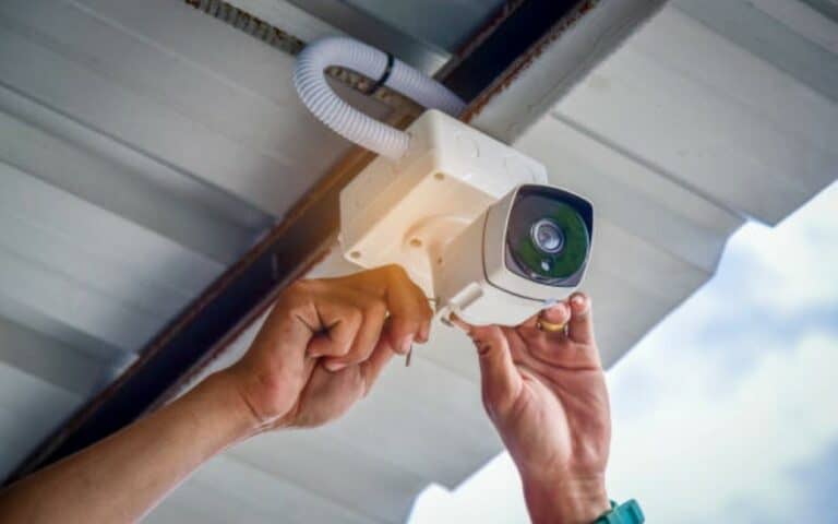 How to install wired security cameras?